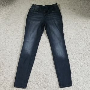 Faded black jeans